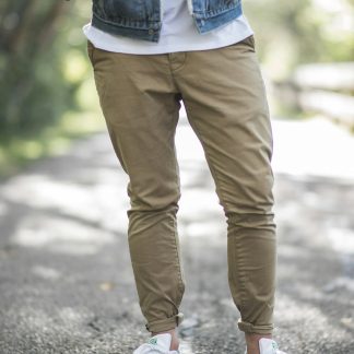 Jamieducharme Men's Straight Fit Chino Pants — Cotton Twill
